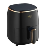 Pigeon Healthifry Digital Air Fryer, 360° High Speed Air Circulation Technology 1200 W with Non-Stick 4.2 L Basket – Black
