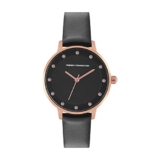 French Connection Leather Analog Black Dial Women’s Watch-Fcn00035J