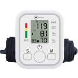 AccuTrust Digital Blood Pressure Monitor for Upper Arm with Large LCD Display, Hypertension Indicator, 2 User Memory (90 Readings), Pulse Rate & Heartbeat Detection – Automatic BP Machine