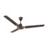 LONGWAY Creta P2 1200 mm/48 inch Ultra High Speed 3 Blade Anti-Dust Decorative Star Rated Ceiling Fan (Smoked Brown, Pack of 2)
