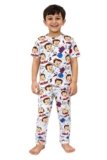 Ninos Dreams Boys Cotton Half Sleeves Chhota Bheem All Over Printed Tshirt & Pajma Set/Summer Clothing Set/Night Suit