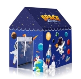 SANGANI, Light Weight Kids Play Tent House – Fun, Foldable, and Durable for Indoor & Outdoor Toys for 3 to 8 Years Old Kids Girls and Boys (SPACE-099)