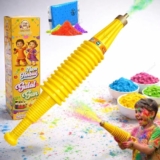 Graphene Herbal Gulal Gun with Prefilled Holi Colour Powder Gulaal Spray Pichkari with Free Gulal Refill Color Cloud Blaster for Holi Special Party Festival & Celebration Summer Fun Rang