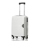 HRX Parabola Cabin Size Intergallcatic Grey Polypropylene Hard Shell Suitcase – Premium Travel Trolley Bag with 8 Spinner Wheels, Number Lock & Water Resistant Body
