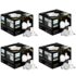Wildcraft Keystone 8 Wheel Polycarbonate Travel Luggage Lightweight Antitheft Zipper Trunk Style Stylish Luggage,Black