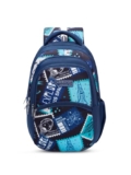 Lavie Sport Spaceship 30L Navy Backpack |Organizer & Bottle Holder |Gift for Men, Women, Boys, Girls | Laptop Sleeve for School & College