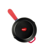 Pigeon by Stovekraft Cast Iron Frying Pan, 20 cm | Enamel Coated | Luxurious Mirror Finish | Toxin-Free | Perfect Crisping | Stylish Handle | Cook With Style, Elegance & Comfort