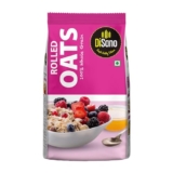 DiSano Rolled Oats (Jumbo) 1kg, High Fibre Breakfast, Wholegrain, For Weight Management, Preservative Free, Source of Protein