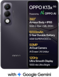 OPPO K13x 5G 6000mAh and 45W SUPERVOOC Charger & AI (Midnight Violet, 128 GB)(8 GB RAM)