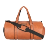 Lavie Athlete Gym PU Zipper Closure Women’s Backpack (Orange,Medium)