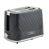 Tower Windsor 2 Slice Pop Up Toaster with Self Centring Slots, 7 Browning Levels, 800W Fast Heating, Reheat & Defrost, Auto Shut Off, Removable Crumb Tray, British Design, 2 Year Warranty