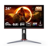 AOC 24G2Z 23.8″ Gaming Monitor Full HD, 240Hz, 0.5ms, Flicker-Free, Anti Glare Screen, 350 nits Brightness, Free sync Premium, Minimal Bezel, 6 Game Modes, Built in Speaker,Multitasking Gaming Monitor