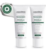 aqueria Sunscreen – SPF 50 PA++++ Oil Control Brightening French Multi-Active SPF | 2% Niacinamide, Salicylic Acid(30 g)