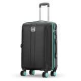 Safari Medium Thorium Neo 8 Wheels 66 Cm Check-in Trolley Bag Hard Case Polycarbonate 360 Degree Wheeling System Luggage, Trolley Bags for Travel, Suitcase for Travel, Black