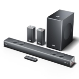 Mivi Fort Q700D Dolby Home Audio | 700W Sound bar, 5.1 Channel Home Theatre, 3 in-Built Speakers, 8-inch subwoofer, 2 Satellite Speakers, 4 Unique Input and 5 EQ Modes, LED Display, Remote Control