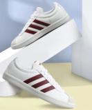 ADIDAS VL COURT BASE IKD Sneakers For Men(White , 10)
