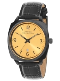 French Connection Solistice Mustard Dial Mens Analogue Watch FCN084BBL