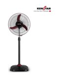 Kenstar Wind Speed Ultra MRN | Adjustable Height with 2 Year Warranty Ultra High Speed 400 mm Pedestal Fan(Maroon, Black | Pack of 1)