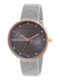 French Connection Analog Grey Dial Women’s Stainless Steel Watch-Fcn00038G