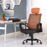 CELLBELL Desire C104 High Back Fabric, Mesh Office Executive Chair(Orange, DIY(Do-It-Yourself))