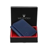 WildHorn Rfid Protected Leather Wallet For Men, Blue