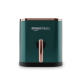 Amazon Basics 3.5L Electric Air Fryer | 1200 W | Temp. Settings Up to 200°C | 7 Pre-set Options | 360° High Speed Air Circulation | Non-Stick Coated | Touch Control Display | 1 Year Warranty (Green)