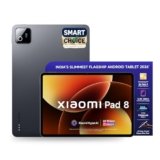 XIAOMI Pad 8, 11.2 -inch (28.44 CM), LCD 3.2K, 12GB RAM, 256GB ROM, Wi-Fi, Quad Speakers Dolby Atmos, Supports Focus Pen Pro, Graphite Grey, AI Enabled