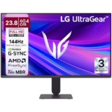 LG 24G411A-B 60.4 cm (23.8 Inch) Ultragear FHD (1920×1080) IPS Gaming Monitor with 144Hz, 1ms MBR, 5ms (GtG), HDR10, NVIDIA G-SYNC Compatible, AMD FreeSync, HDMI, Tilt Adjustable, Anti-Glare (Black)