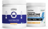 Wellcore Performance Combo Pack | OSMO Electrolytes + Creatine(270 g, 122 g, Valencia Orange, Tropical Tango)
