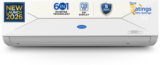 CARRIER 2026 Model 1 Ton 3 Star Split AI Inverter Convertible 6-in-1 with Smart Energy Display, Insta Cool, Auto Defrost Clean and PM 2.5 Filter AC(CAI12EE3R36F0, White)