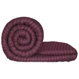 MollisHomes Comforter Double Bed | 180GSM | Microfiber Blanket | Duvet 150X 225cm | AC Comforter Double Bed | Reversible Dohar | Maroon | Stripes Pattern |Perfect Festive Gifting