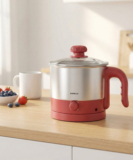 HAVELLS Culinox Multicook Kettle Multi Cooker Electric Kettle(1.2 L, Pink, Silver)