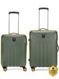 ARISTOCRAT Falcon Pro 2 (Small 55cm Medium 65cm) Suitcase Cabin & Check-in Set 8 Wheels – 26 Inch