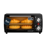 Cadlec Cruise Pro 12L Multi-Function OTG for Kitchen, 1000W Oven Toaster Griller, Bake Grill Toast, Oven for Baking, Adjustable Temperature & Timer, Black, 2 Year Warranty