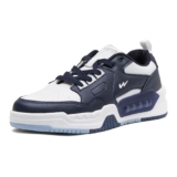 Campus Men’s OG-36 WHT/Navy Sneakers – 9UK/India 1 Pair