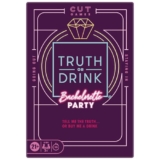 Hasbro Gaming Truth or Drink: Bachelorette Party Edition | Adult Party Game by Cut | 108 Revealing and Hilarious Questions for Girls Nights Out or in | Ages 21+ | 2+ Players | 30 Mins