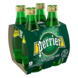Perrier Carbonated Mineral Water • Water Captured at the Source in France, 11.16 fl oz ℮ 330 ml, 4 Pack