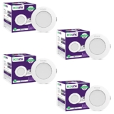 EcoLink 3W Junction Box LED Downlighter (Warm White,Pack of 4)