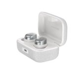 Sennheiser MOMENTUM True Wireless 4 Earbuds,TrueResponse Drivers, Lossless Audio, Auracast, Adaptive ANC, Anti‑Wind+Transparency Modes, 30 Hrs Battery, Qi Fast Charge, 6‑Mics,1Y Warranty, White-Silver