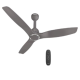 Havells Stealth Slim BLDC 1200 mm Ceiling Fan | Remote Controlled, High Air Delivery Fan | 5 Star Rated, Upto 50% Energy Saving, Reverse Rotation, 2 Year Brand Warranty | (Pack of 1, Stone Grey)