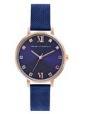 French Connection Grace Blue Round Analog Watch for Women – FCN00068G