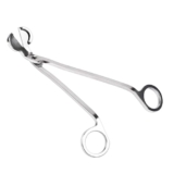AYRA IMPEX Candle Wick Trimmer, Polished Stainless Steel Wick Clipper Cutter – Reaches Deep Into Candles to Cut Spent Wicks, Allow Cleaner Burn and Prevent Soot Buildup (Pack of 1)