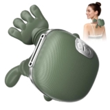 altoance 4D Neck and Shoulder Heat Massager, Wireless Portable Neck Massager, Relieves Muscle Pain, Simulates Deep Tissue Massage of Human Hand, Ideal Gift.（Green）