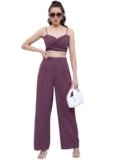 Tokyo Talkies Women Crop Top with Trouser