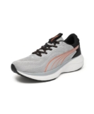 Puma, Mens, Galaxis Pro, Gray Echo-Puma White-Orange Glo, Running Shoe, 10UK, (31176704)