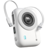 Portronics Power Shutter 20000mAh 15W Magnetic Wireless Fast Charging Powerbank with in-Built Type C & 8 Pin Cable, 22.5W Type C PD Output, Type C Bidirectional Port, LED Display (White)