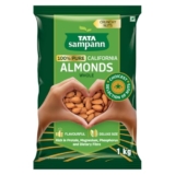 Tata Sampann Pure California Almonds Whole, 1kg, Real Nuts, High In Fiber, Badam Giri, Rich In Protein, Magnesium, Phosphorus And Dietary Fibre, Nuts & Dry Fruits, Value Pack