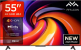 iFFALCON by TCL U65 138 cm (55 inch) Ultra HD (4K) LED Smart Google TV 2025 Edition with MEMC | Dolby Vision-Atmos | HVA Panel & Metallic Bezel-Less(55U65)