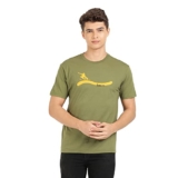 Lee Men’s Graphic Print Green T-Shirt (Comfort)
