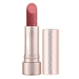 Lipstick in Nude Pink Shade, Creamy Finish, Rose Gold Packaging, Long-Lasting Formula